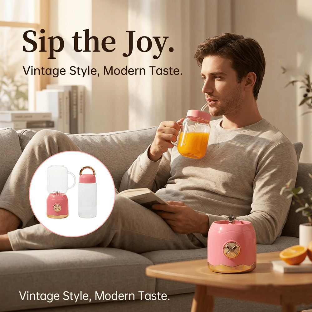 🥤 Retro Juicer Multi-Piece Set | 60% OFF Today ✨