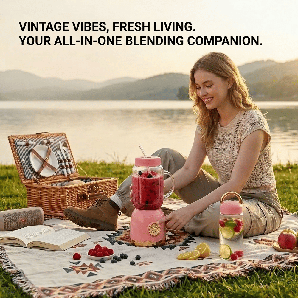 🥤 Retro Juicer Multi-Piece Set | 60% OFF Today ✨