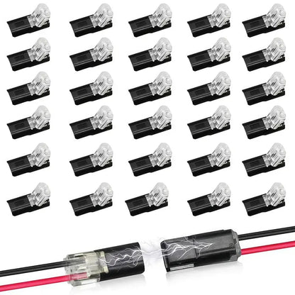 ⚡Stop Soldering! 2 Pin Double-Wire Plug-in LED Light Strip Connectors