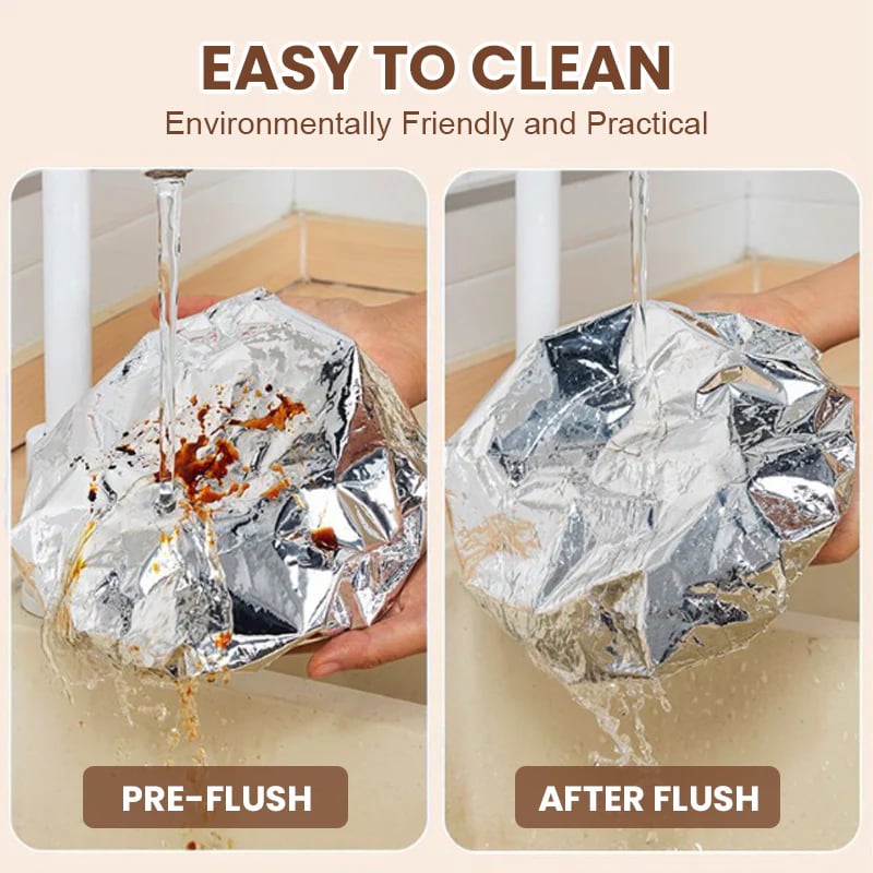 🔥Buy More Save More🔥Reusable Aluminum Foil Food Insulation Cover