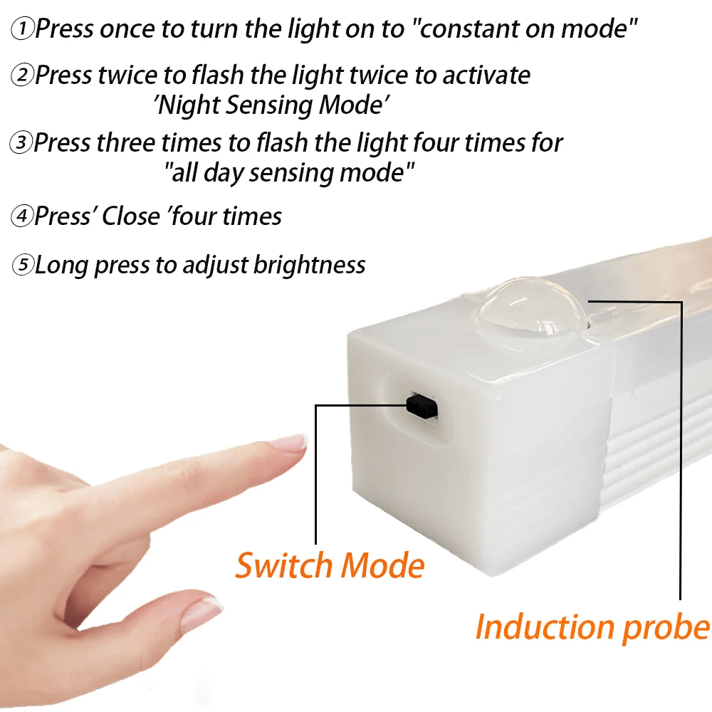🏡💡Punch-Free Smart Magnetic Motion Sensor Rechargeable LED Light