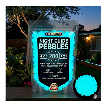 ⏰Hot Sale- 2026 Colorful Glow-in-the-Dark Garden Stones Night