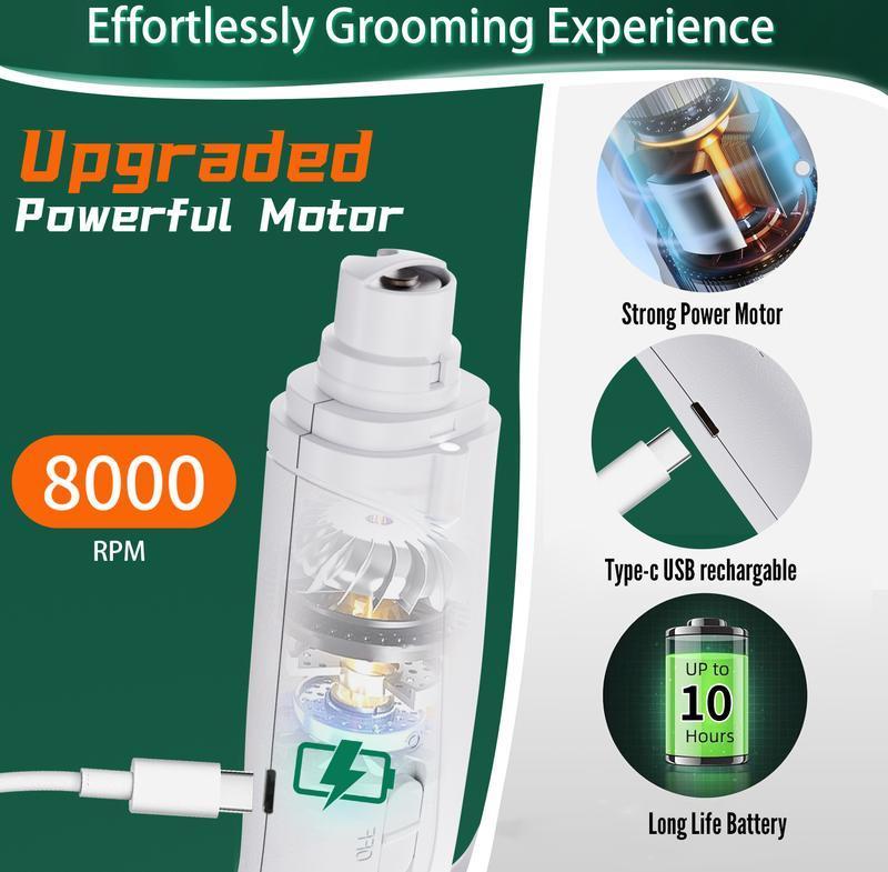 2-in-1 Pet Nail Clipper&Grinder - Multifunctional Dog Nail Trimmer