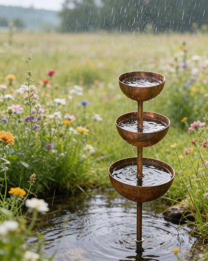Hot Sale 50% Off 🌧️ Rain Catcher - Plant Support🐦 Metal Garden Ornament