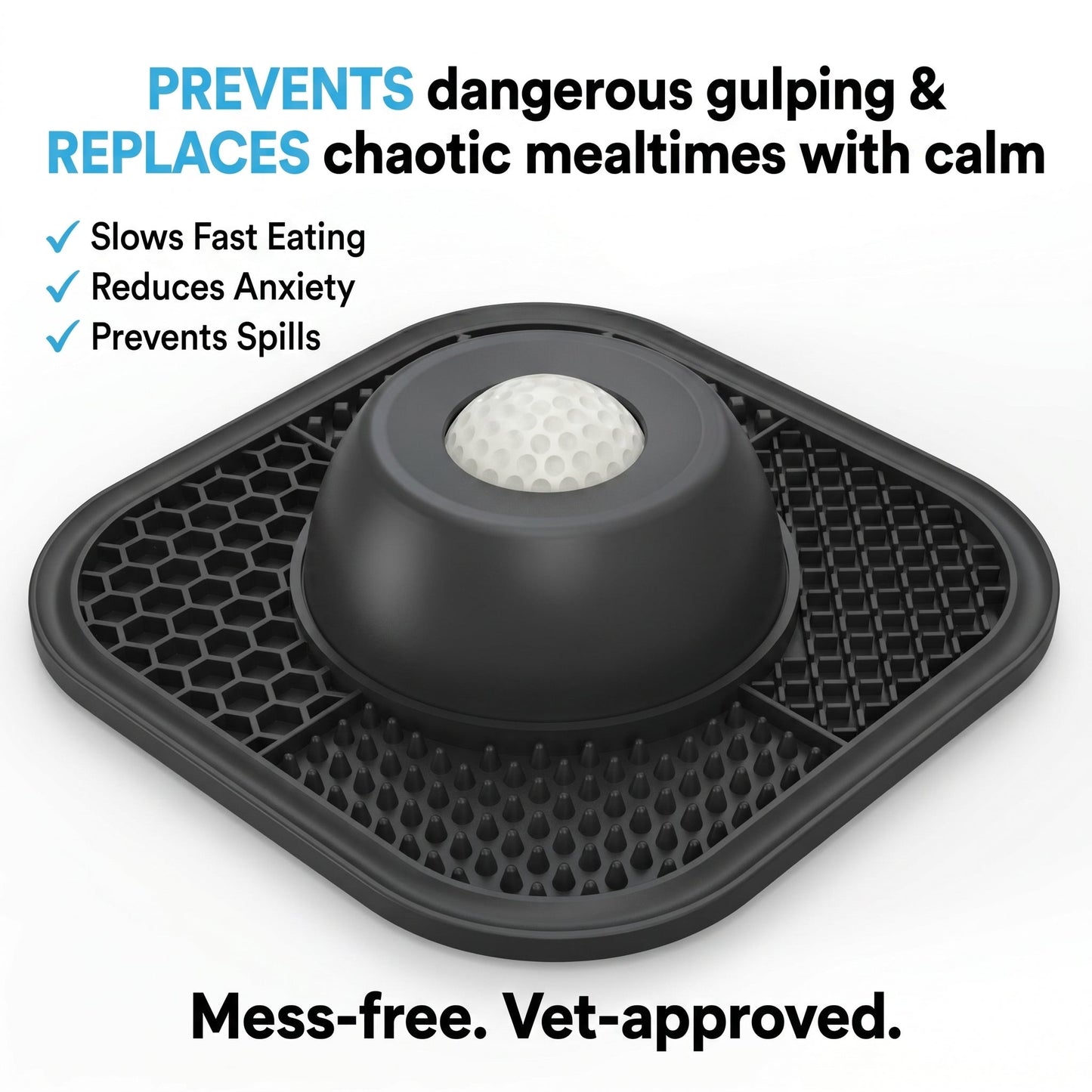 🐕🥣Last Day Promotion 50% Off -Lick & Roll Slow Feeder Bowl 2.0