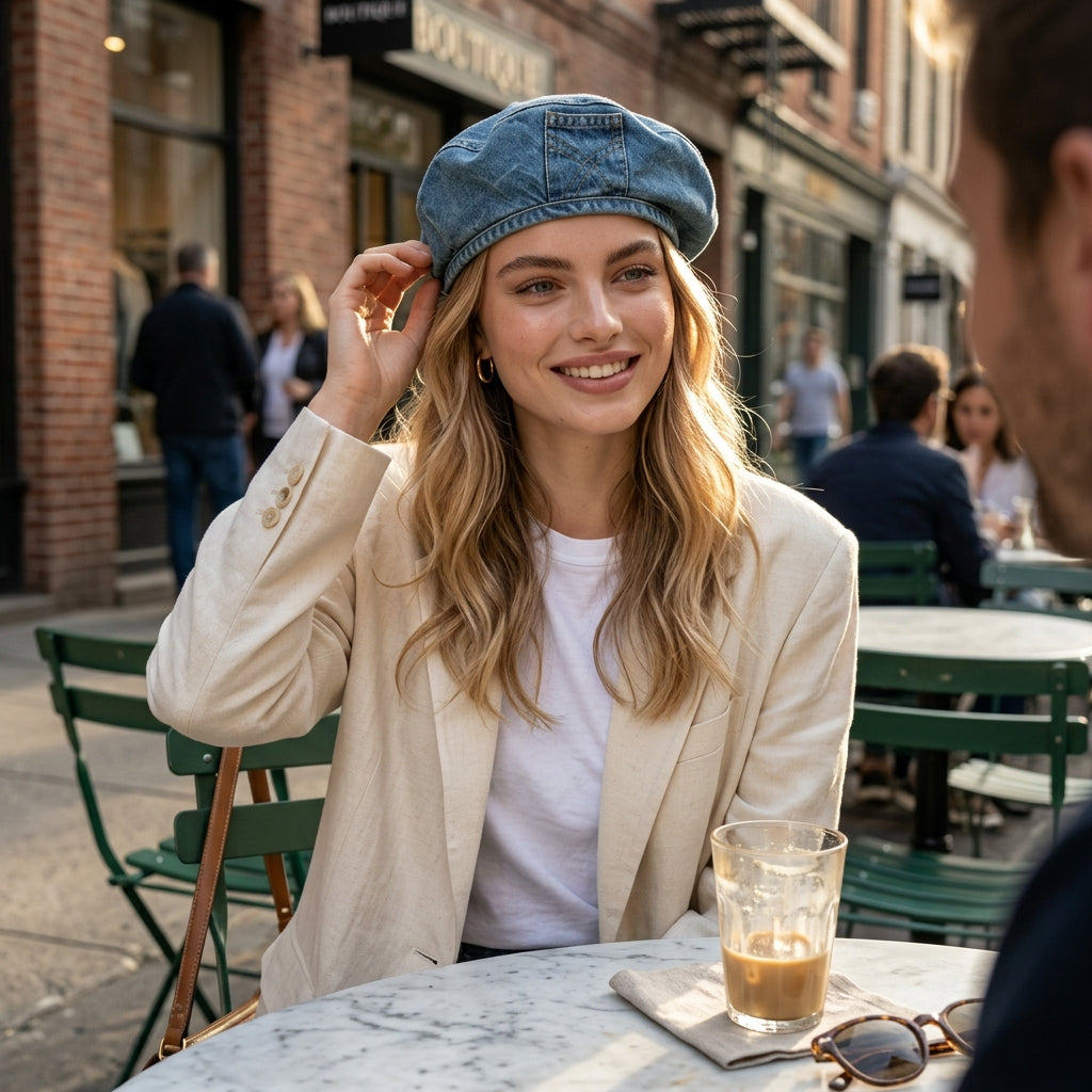 30% OFF Today ✨ Women’s Vintage Denim Beret