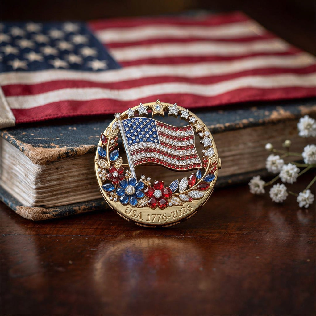 🎉 Last Day Deal: Buy 1 Get 1 FREE USA 250th Anniversary Brooch Pin