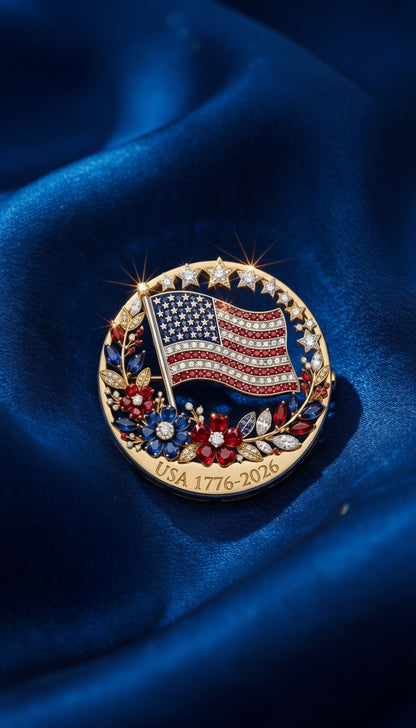 🎉 Last Day Deal: Buy 1 Get 1 FREE USA 250th Anniversary Brooch Pin