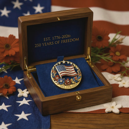🎉 Last Day Deal: Buy 1 Get 1 FREE USA 250th Anniversary Brooch Pin