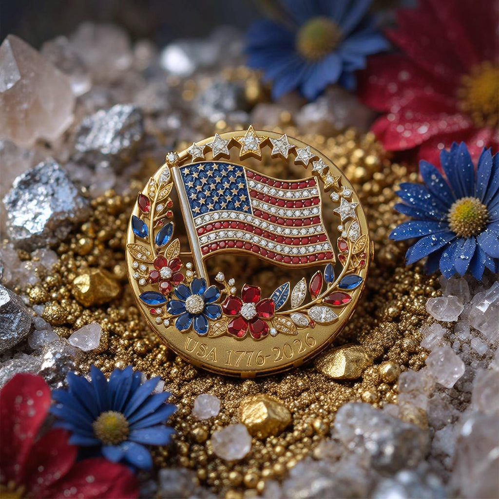 🎉 Last Day Deal: Buy 1 Get 1 FREE USA 250th Anniversary Brooch Pin