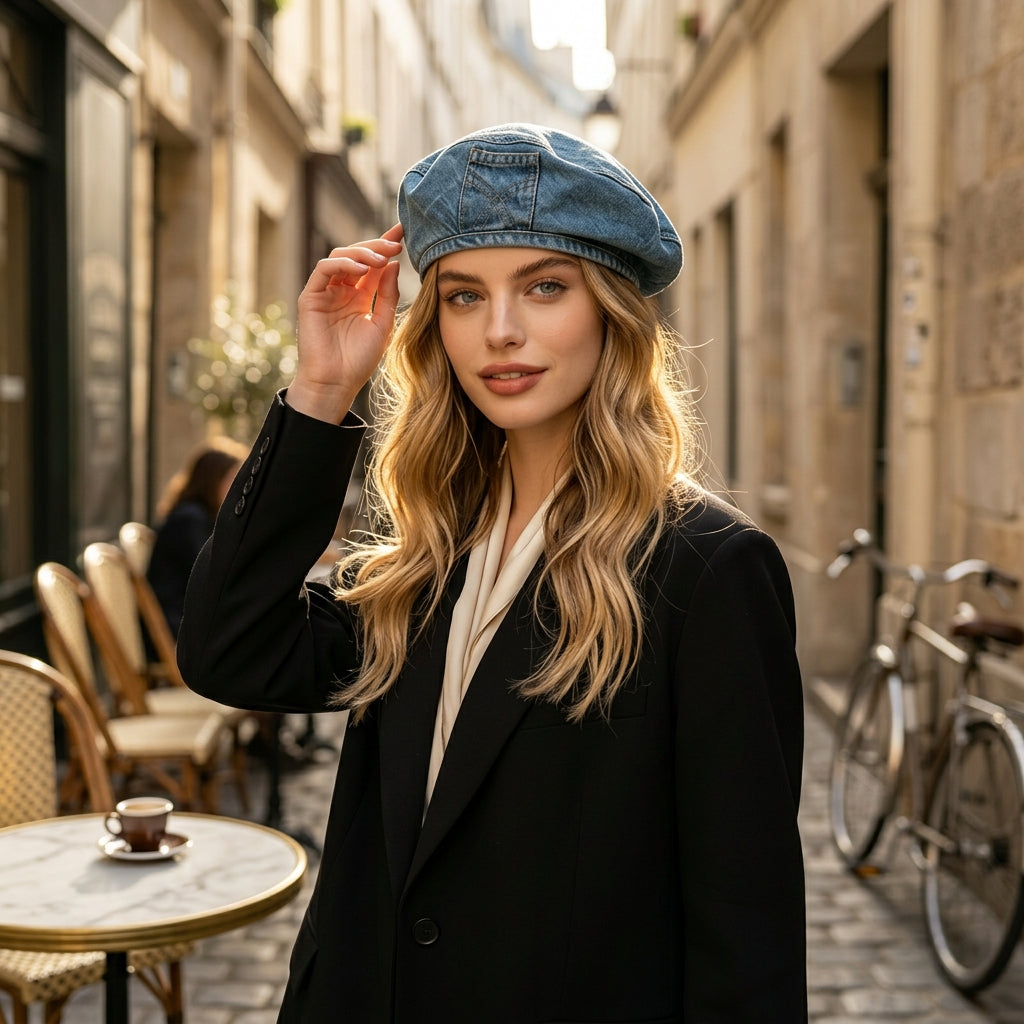 30% OFF Today ✨ Women’s Vintage Denim Beret
