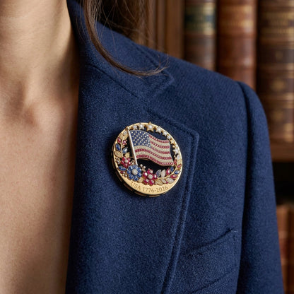 🎉 Last Day Deal: Buy 1 Get 1 FREE USA 250th Anniversary Brooch Pin