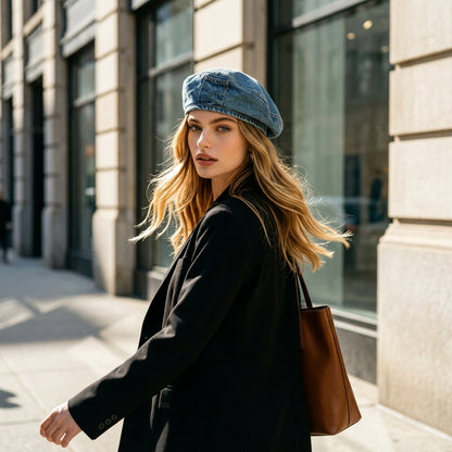 30% OFF Today ✨ Women’s Vintage Denim Beret