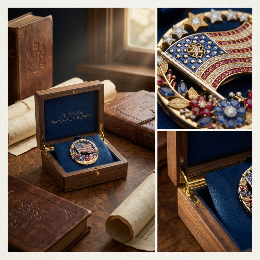 🎉 Last Day Deal: Buy 1 Get 1 FREE USA 250th Anniversary Brooch Pin