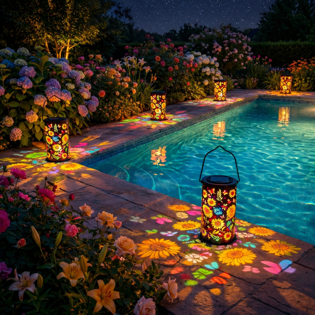 🔥Hot Sale 49% OFF🔥 -✨Colorful Sunflower Glow Solar Garden Lantern