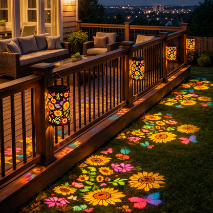 🔥Hot Sale 49% OFF🔥 -✨Colorful Sunflower Glow Solar Garden Lantern