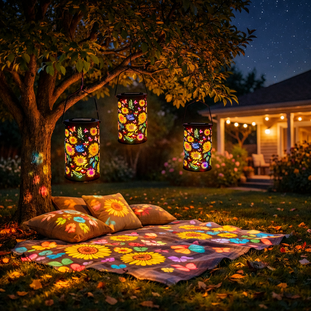 🔥Hot Sale 49% OFF🔥 -✨Colorful Sunflower Glow Solar Garden Lantern