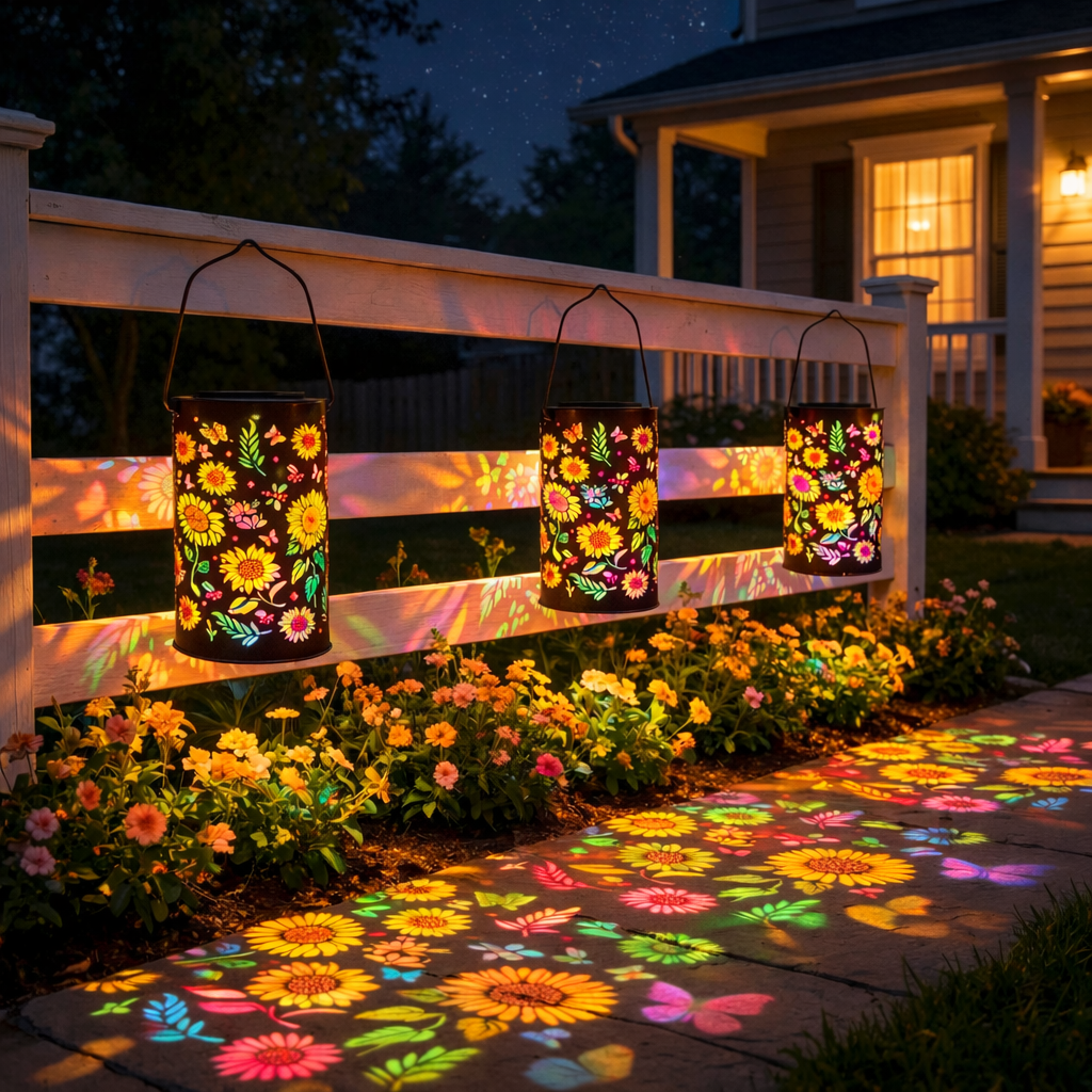 🔥Hot Sale 49% OFF🔥 -✨Colorful Sunflower Glow Solar Garden Lantern