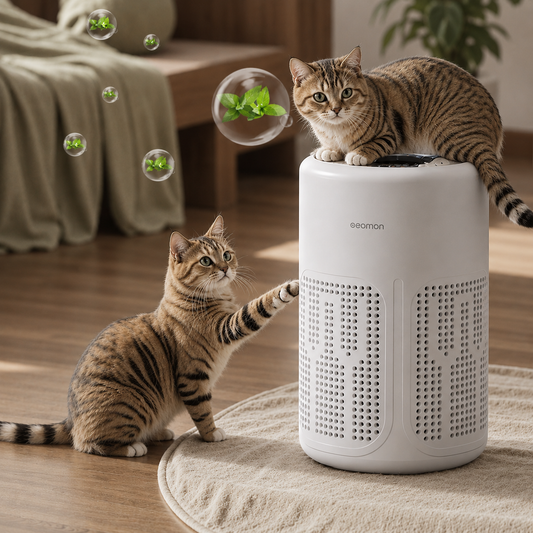 🥳2026 HOT SALE💐Silent Air Purifier – Multi‑layer filtration, ultra‑quiet sleep mode. Covers 30‑50m², one‑touch operation. Breathe clean, rest easy. No more sneezing at night! 🛌✨