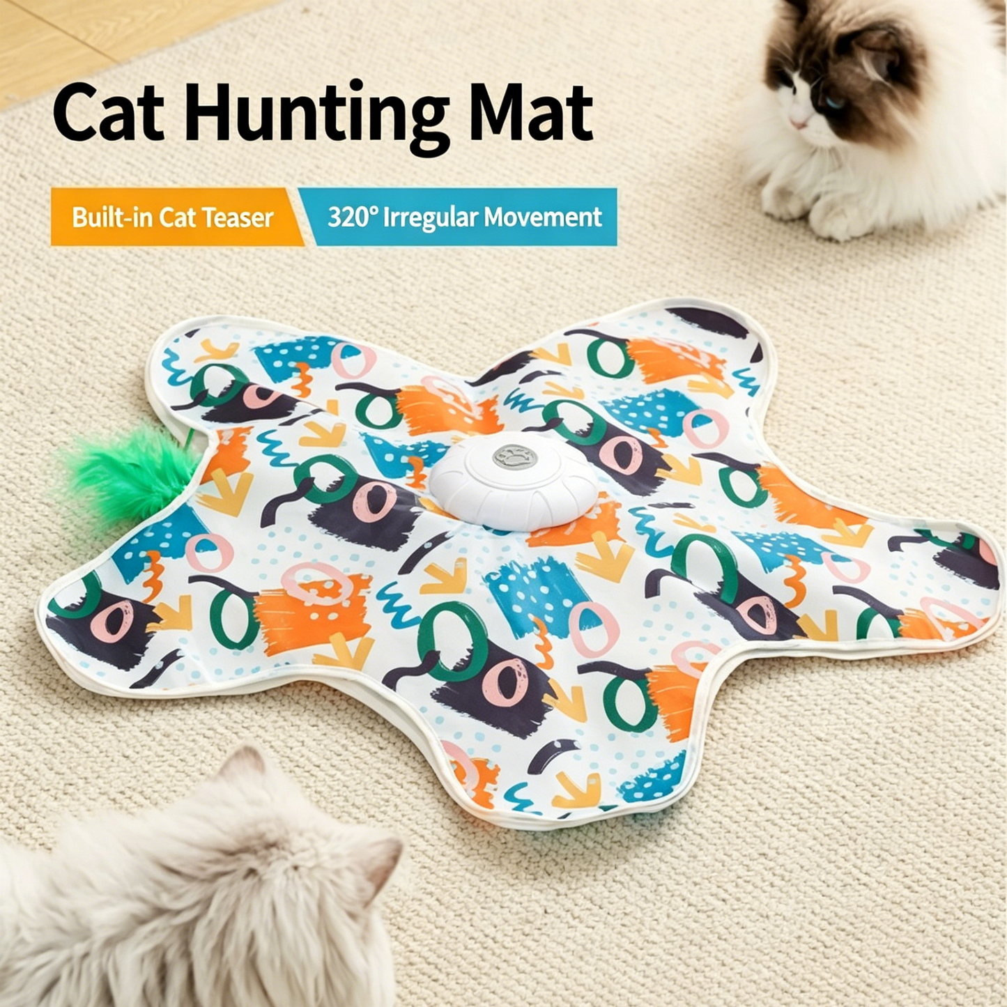 2 in 1 Hide and Seek Game Cat Toy