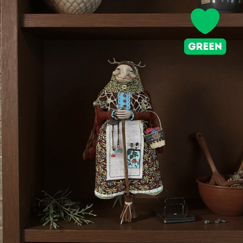 ✨Limited Edition – Only 100 Handmade Kitchen Witch Dolls Left! 🧙