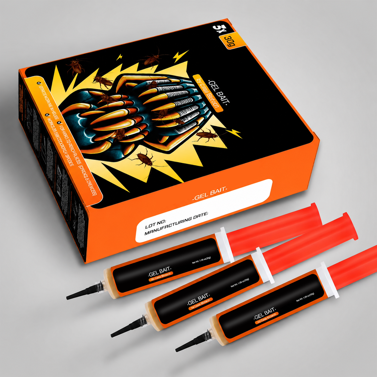 🔥Hot Sale 49% OFF🔥Stop Roaches Overnight | RoachBane Fast-Acting Cockroach Gel Bait