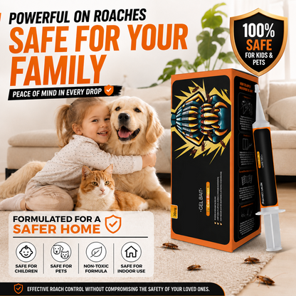 🔥Hot Sale 49% OFF🔥Stop Roaches Overnight | RoachBane Fast-Acting Cockroach Gel Bait