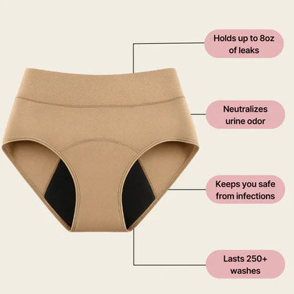 🌸💖Last Day 50% OFF|OEOMON™  100% Leak-Proof Underwear 4-pack