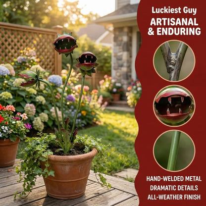 Copper Calla Lily Garden Chime Set – A Peaceful Touch for Flower Lovers 🌿🔔