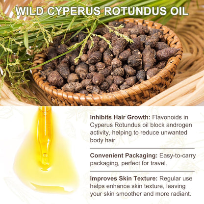 Cyperus Rotundus Oil for Natural Hair Reduction
