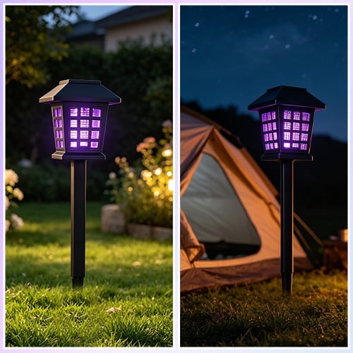 Smart Solar Dual-Mode Garden Zapper