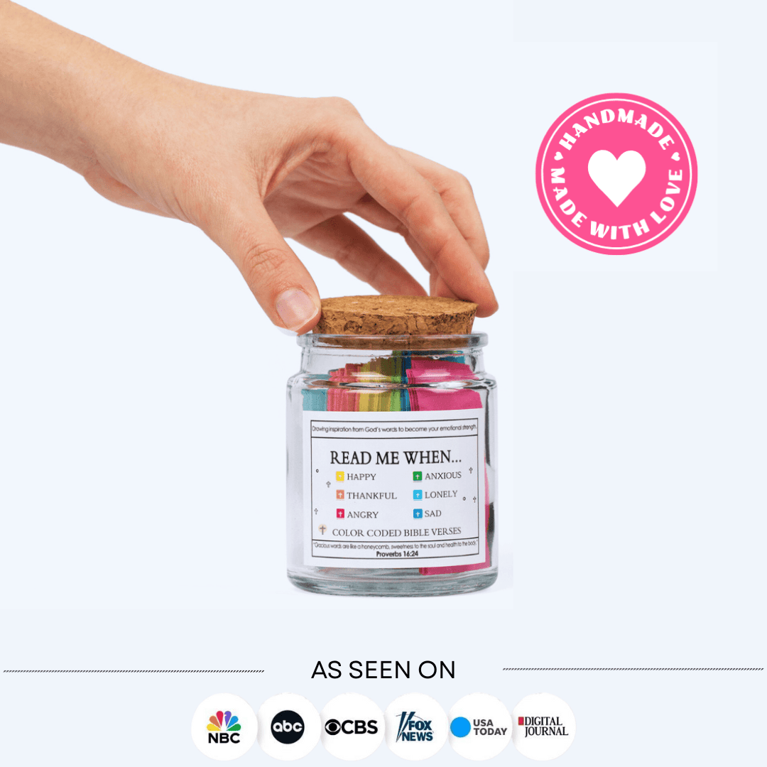 ✝️ A Verse for Every Day ✨ 90 Day Bible Verse Jar | Faith, Peace & Encouragement | 60% OFF 💛