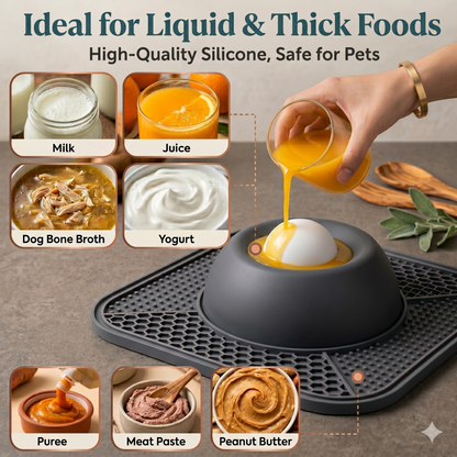 🐕🥣Last Day Promotion 50% Off -Lick & Roll Slow Feeder Bowl 2.0