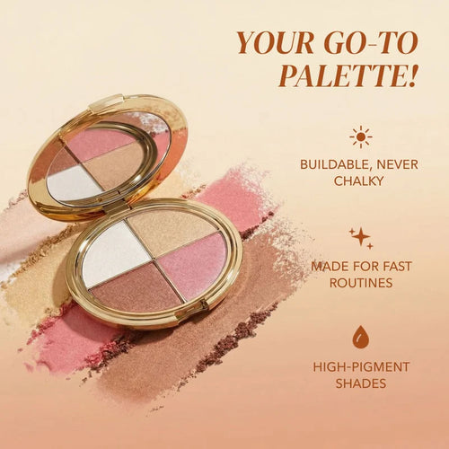 ✨ Buy 1 Get 1 Free – Glow Wardrobe Highlighting Eye & Cheek Palette 💫💖 Today Only!