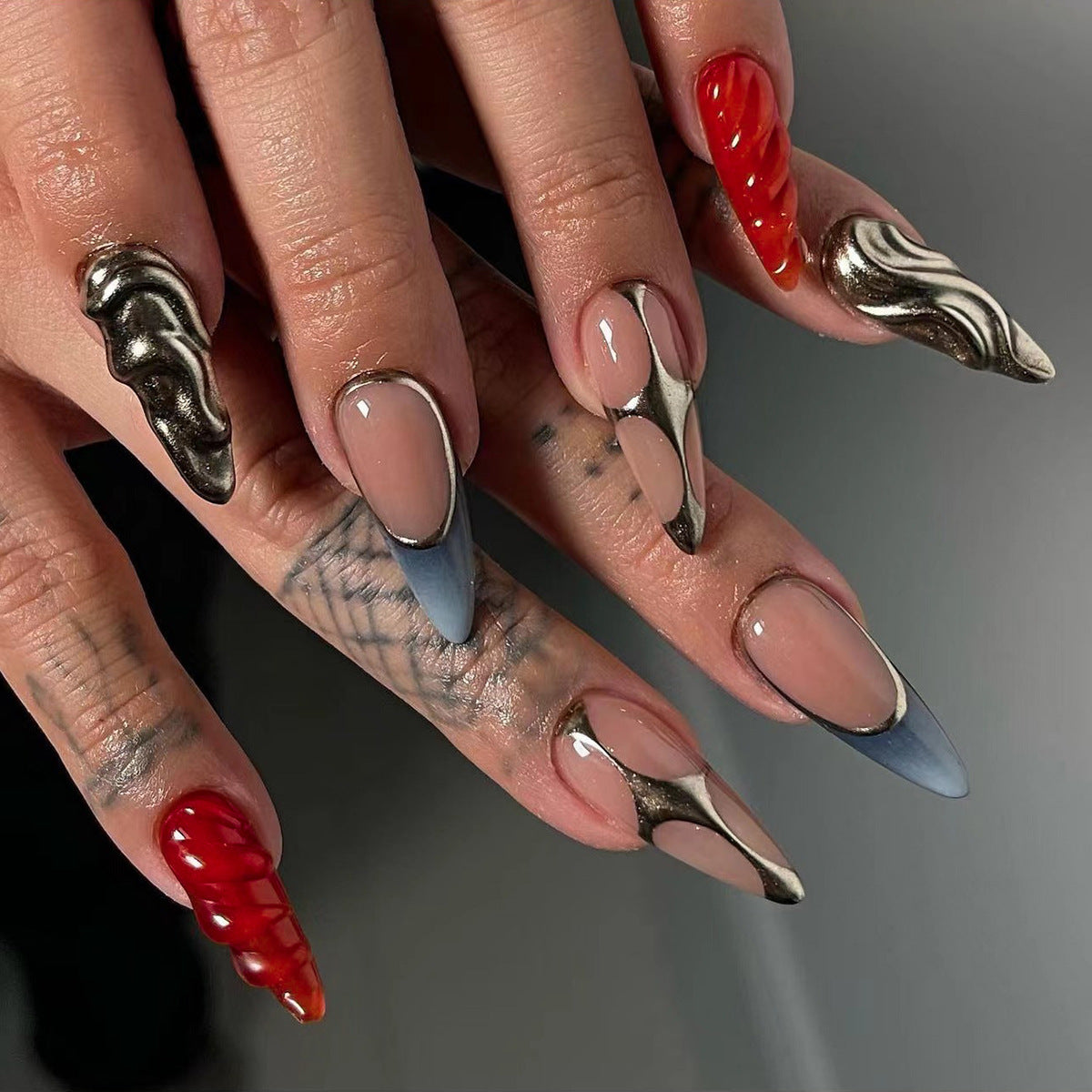 🔥Best Seller💅3D Press-On Nails Kit