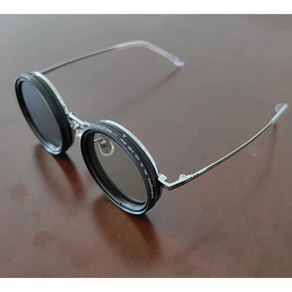 🔥 Limited-Time Deal – Adjustable Tint Polarized Round Sunglasses 🕶️