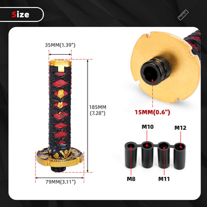 🚗Car samurai sword (Japanese style modification) - Customized Samurai-style gear shift knob