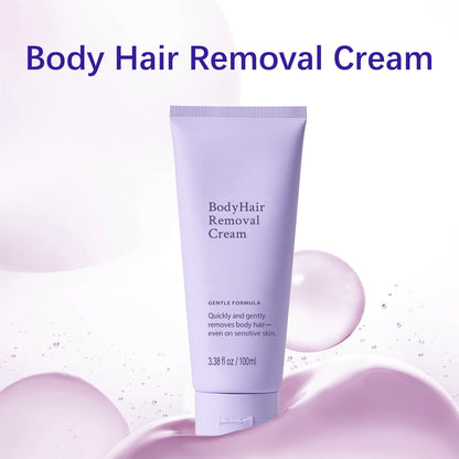 💜Buy 1 Get 1 FREE – Gentle & Painless Hair Removal Cream for Face & Body