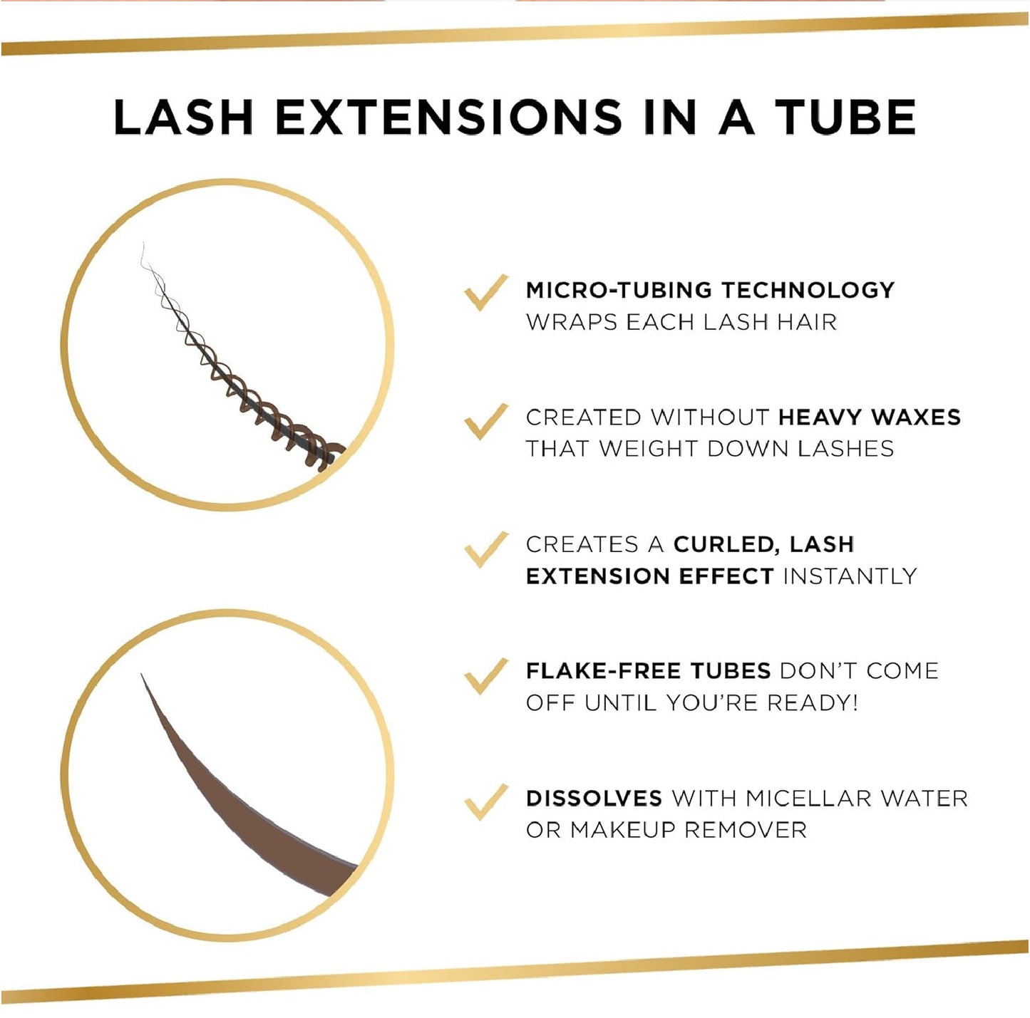 🔥 BOGO FREE Today‼️ Waterproof Lash Extension Mascara – Smudge-Proof All Day 💖