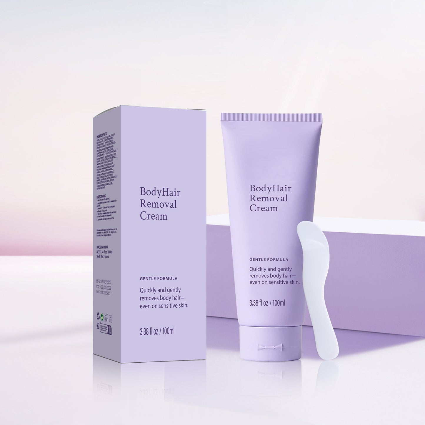 💜Buy 1 Get 1 FREE – Gentle & Painless Hair Removal Cream for Face & Body