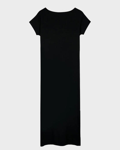 Off-Shoulder Batwing Sleeve Maxi Lounge Dress