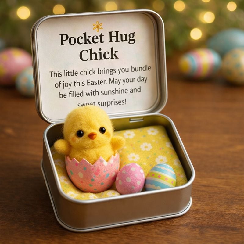 ✝️Easter Pocket Hug Box – Mini Comfort Gift for Spring & Faith🐣