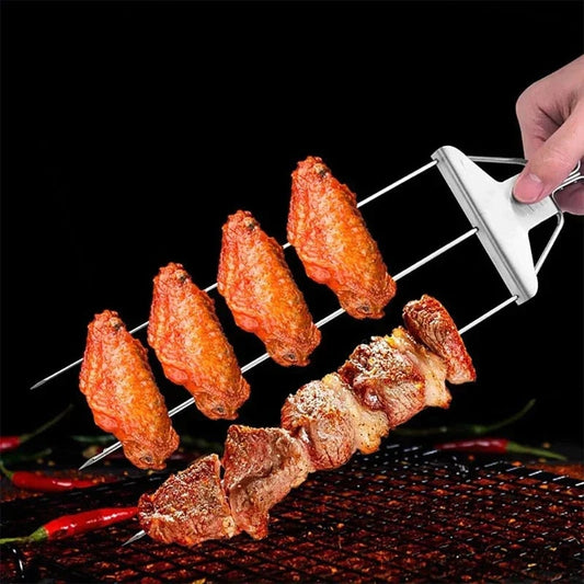 🔥49% OFF NOW - 3 Way Grill Skewers - GrillSavant