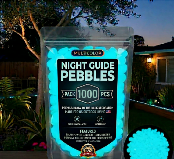 ⏰Hot Sale- 2026 Colorful Glow-in-the-Dark Garden Stones Night