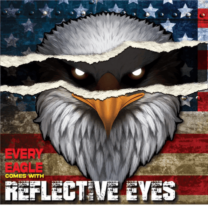 Reflective Eagle Eyes Decal 🦅 Bold & Patriotic