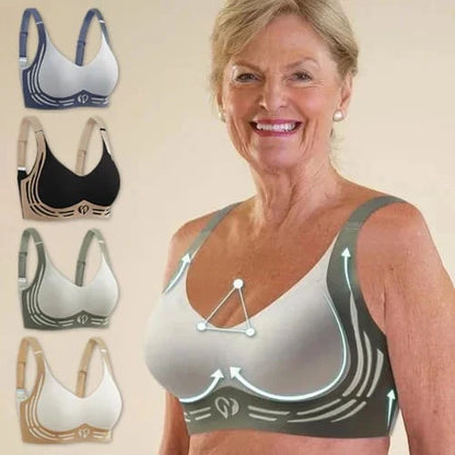 🎁Super Gather Bra | Wireless Push-up Bra👍No More Sagging Breasts
