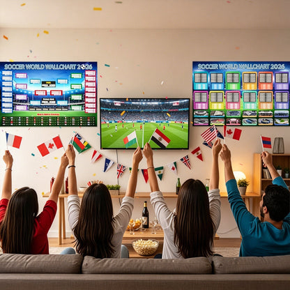 🔥Last Day 50% OFF - 🗓️ ⚽ 2026 World Cup Poster Set – Don't Miss a Match!