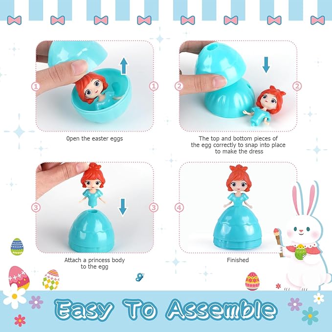 🔥Last Day 49% OFF - 12 PCS Princess Prefilled Eggs👸