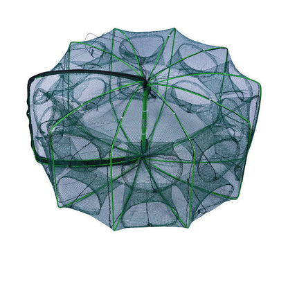 🚨 50% OFF! 🚨 Automatic folding net for anglers – reinforced nylon fishing net, landing net with telescopic handle 🎣✨