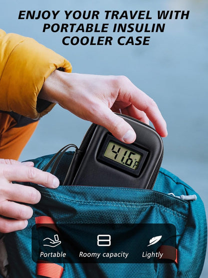 🔥Last Day of Promotion - 49% OFF🔥Insulin Cooler Travel Case with Temperature Display